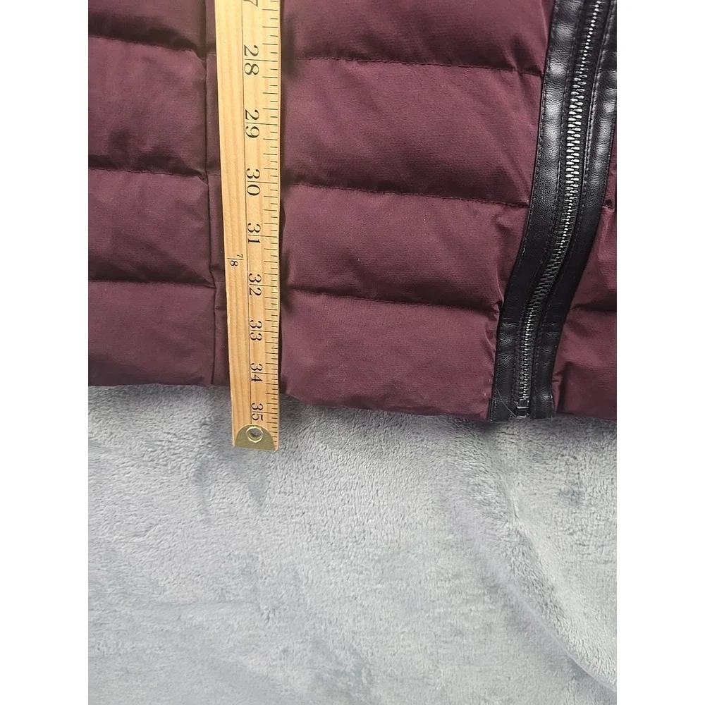 MICHAEL KORS Hooded Packable Puffer Jacket Womens Size S Purple Designer - Picture 9 of 11